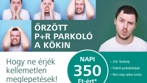 KÖKI P+R: parkolás egész napra egy vonaljegy áráért